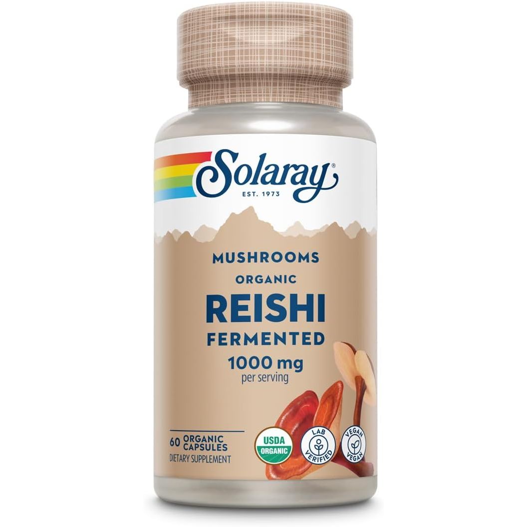 Buy now SOLARAY Reishi Mushroom 600mg - Reishi Mushroom Capsules for Immune Support - Vegan, Lab Verified - 60-Day Money-Back Guarantee - 100 Servings, 100 VegCaps 60 Count (Pack of 1) Reishi at indiglob india