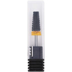 PANA 3/32" Shank 5-in-1 Nail Carbide Bit - (Triple Coarse - 2X Coarse Grit, DLC Black) - Two Way Rotate use for Both Left and Right Handed Fast remove Acrylic or Hard Gel