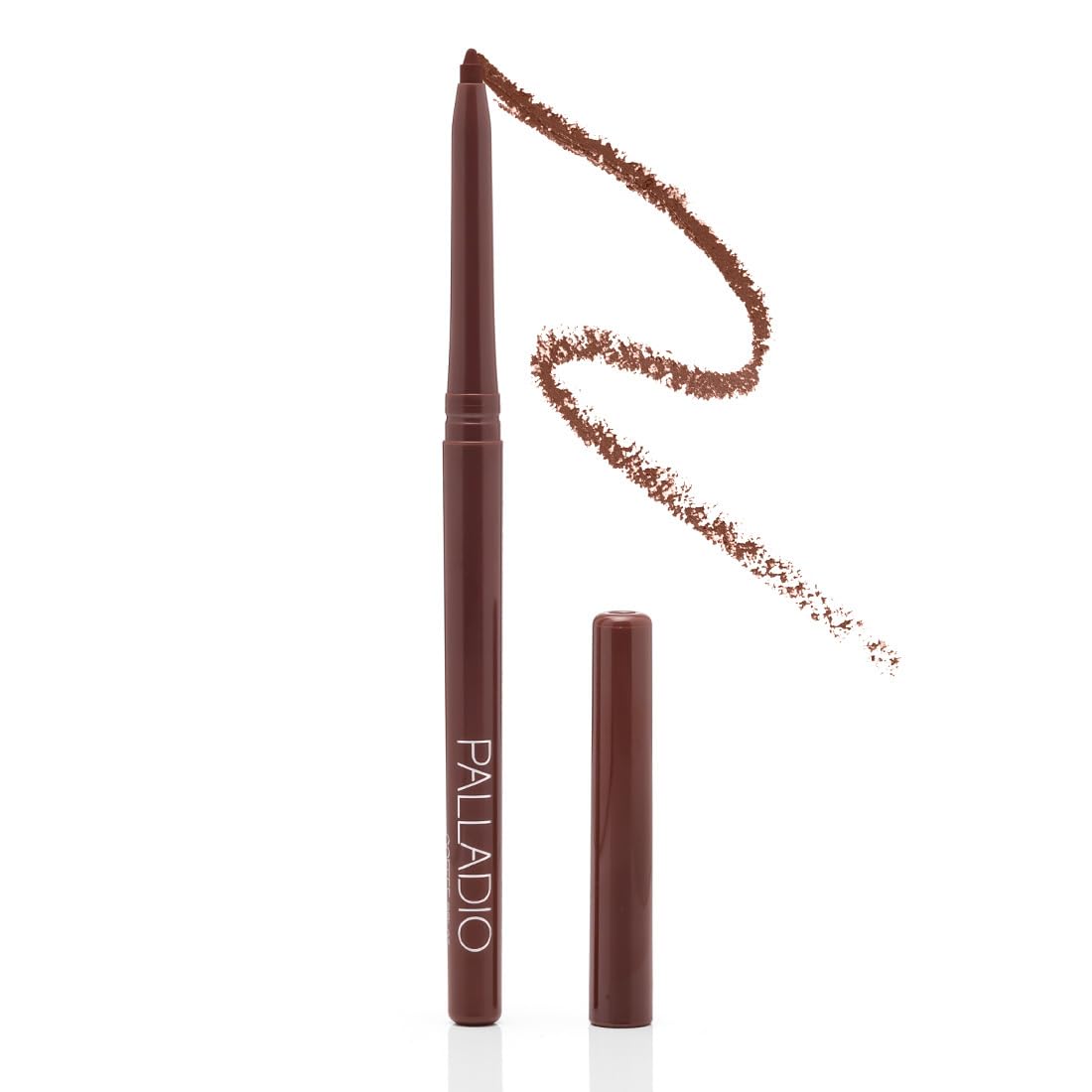 Buy now Palladio, Retractable Waterproof Lip Liner High Pigmented and Creamy Color Slim Twist Up Smudge Proof Formula with Long Lasting All Day Wear No Sharpener Required, Raspberry Coffee at indiglob india