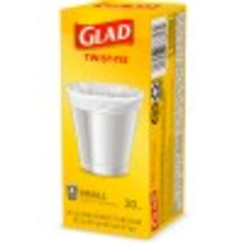 Glad Small Trash Bags - 4 Gallon - 30 Count (Pack of 6)