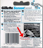 Buy now Gillette Sensor Excel-50 Count (5 x 10) at indiglob india
