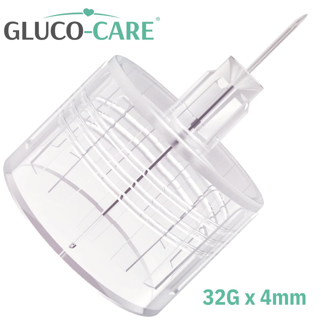 GLUCO-CARE Pen Tips, 32G x 4mm, Ultra-Fine, Twist-On Design, 100 Count