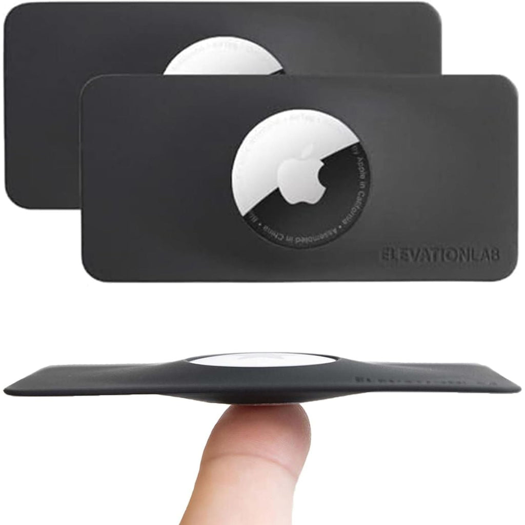 Buy now TagVault™ AirTag Wallet Holder - The Thinnest AirTag Wallet Card Insert | Flexible, Stays Hidden, Patent Pending | Elevation Lab 2-Pack at indiglob india
