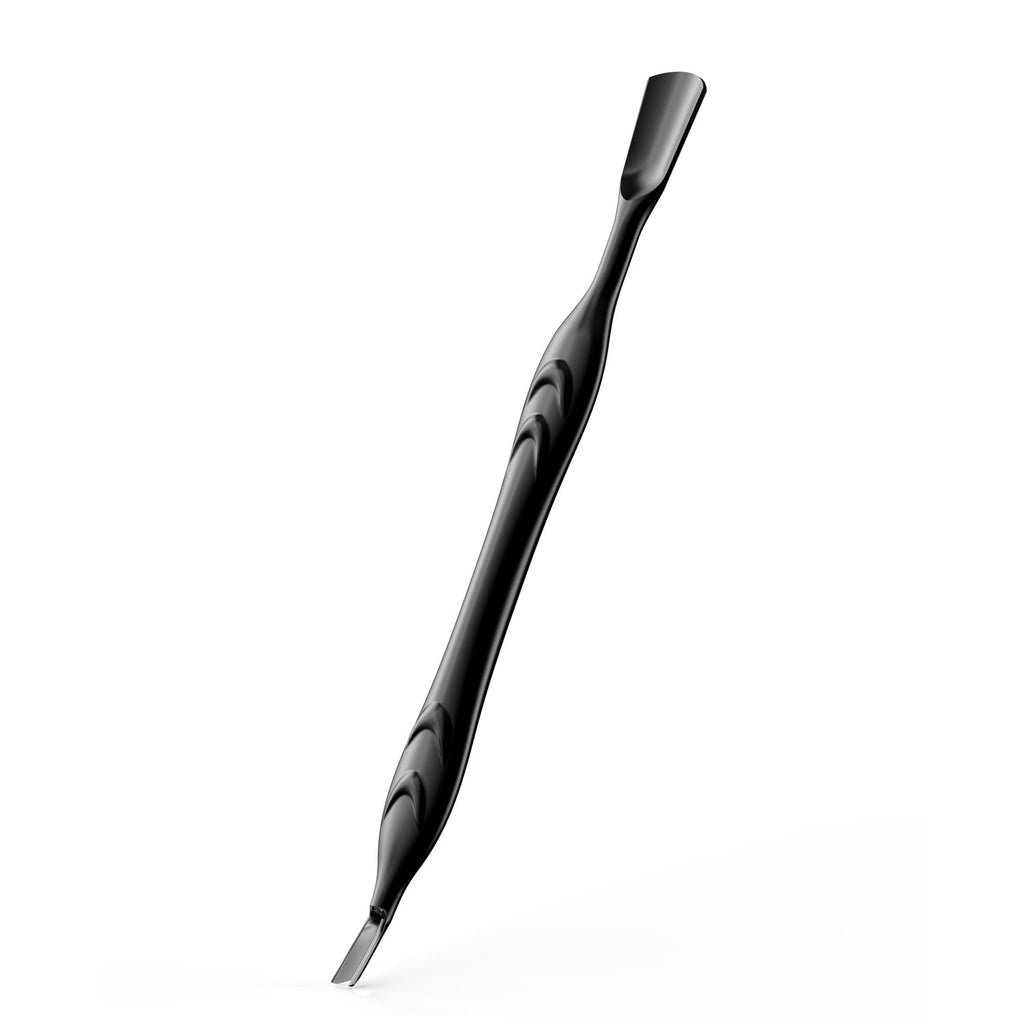 FERYES Professional Cuticle Pushers - Dual-Ended Stainless Steel Manicure and Pedicure Tools, Ergonomic Design Cuticle Stick and Undernail Clean Tool