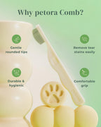 Petora BRUSH ON ME Facial & Eye Comb for Dogs & Cats