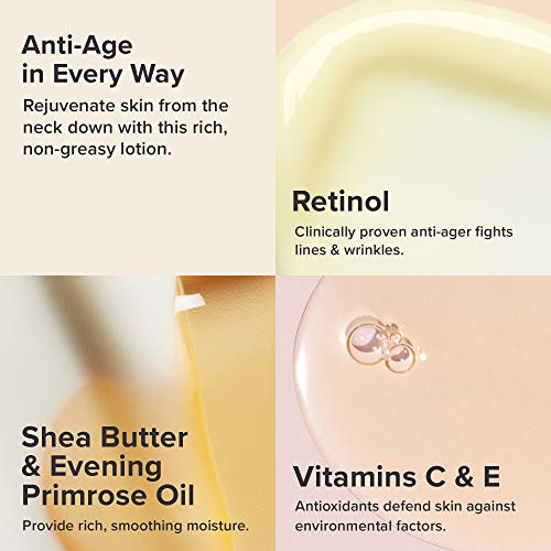 Buy now Paula's Choice Retinol Skin-Smoothing Body Lotion Treatment, Body Cream with Shea Butter, Vitamin C & E Lotion, All Skin Types, Anti-Aging Body Moisturizer, Reduce Dryness, Fragrance-Free, 4oz at indiglob india