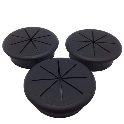 Buy now 2-3/8" Flexible Desk Grommet - Color: Black - 3 Pack at indiglob india