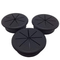Buy now 2-3/8" Flexible Desk Grommet - Color: Black - 3 Pack Default at indiglob india