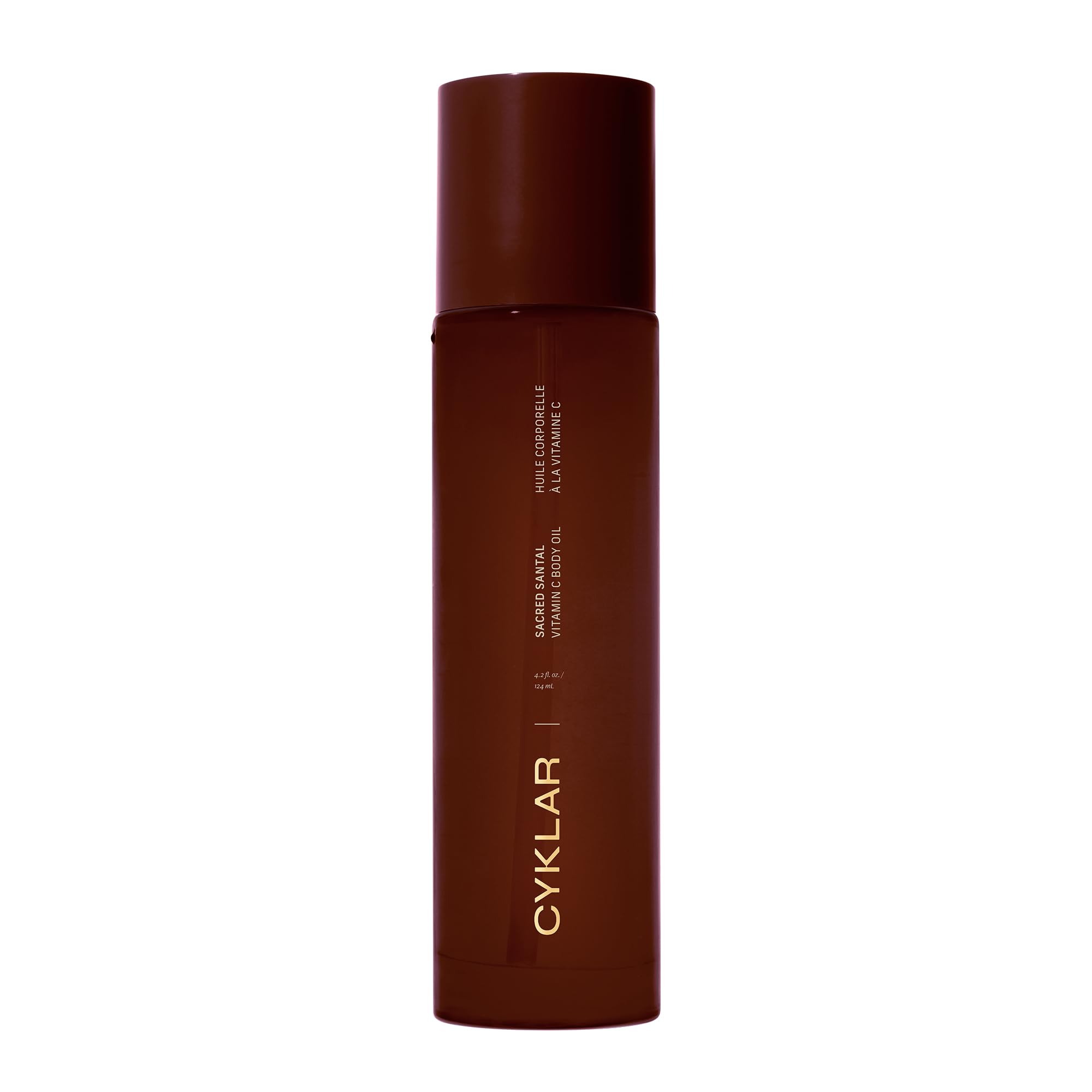 CYKLAR Vitamin C Body Oil for Women and Men. Moisturizing Vanilla Verve Scented Body Serum for Glowing Skin. Nourishing, Hydrating After-Shower and Bath Skin Care Moisturizer, 4.2 Fl Oz