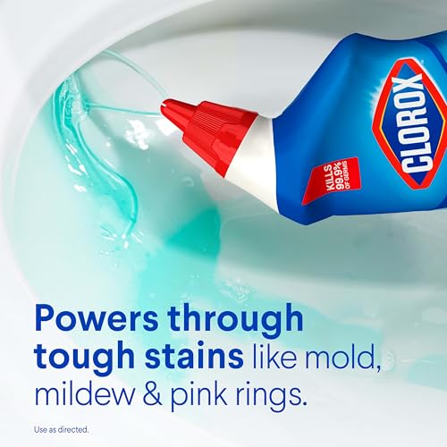 Buy now Clorox Toilet Bowl Cleaner Heavy Duty Stain and Ring Remover, Arctic Clean, 24 Fl Oz., Pack of 2 at indiglob india