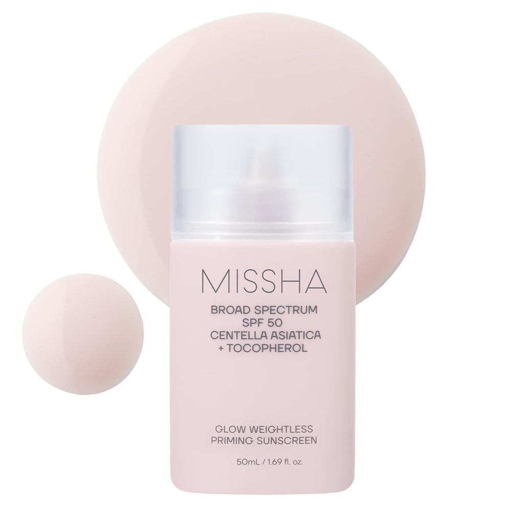 MISSHA Glow Weightless Priming Sunscreen SPF 50 Centella 1.69 oz