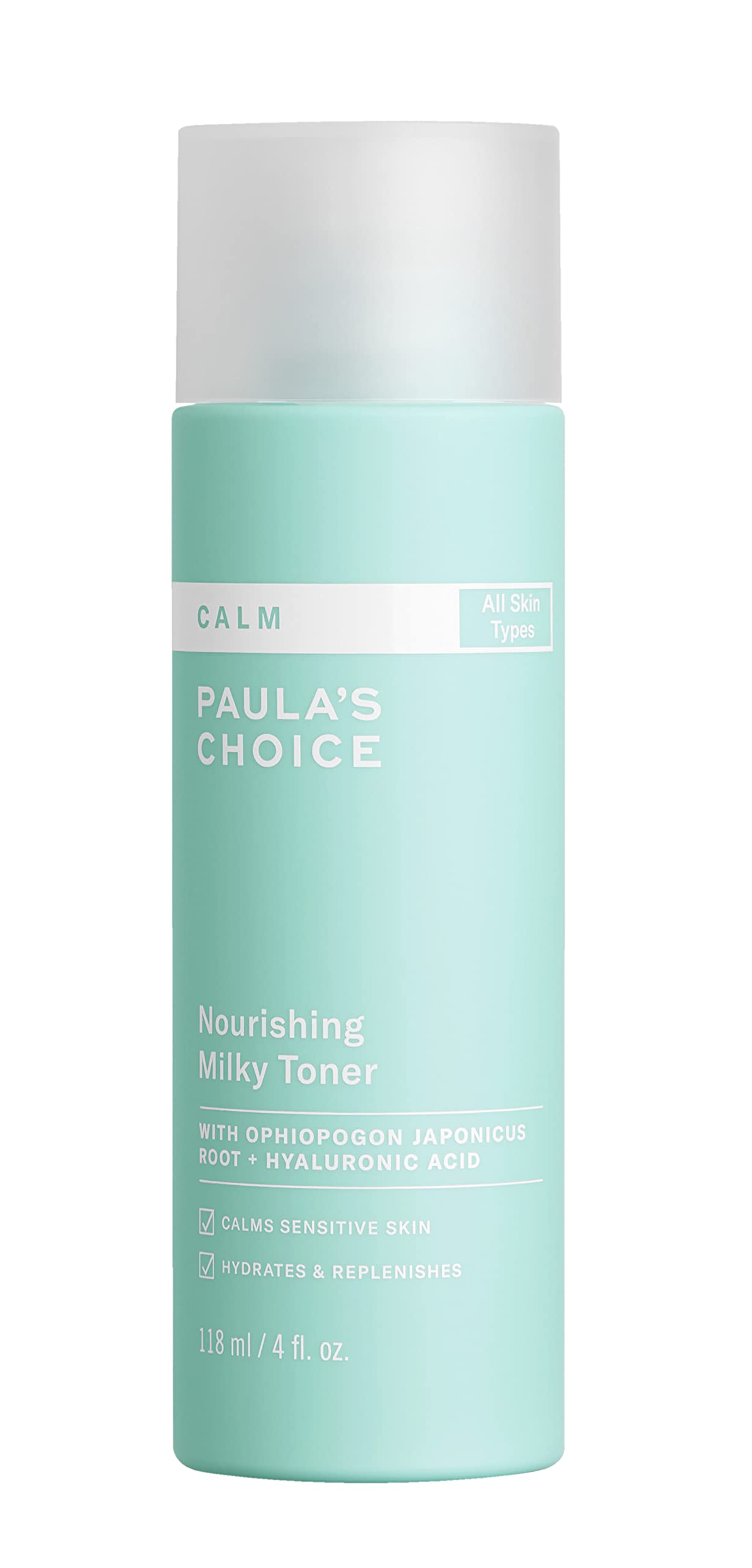 Buy now PaulaÆ’??s Choice Calm Nourishing Milky Toner for Sensitive Skin, Calms + Soothes Redness, Suitable for Rosacea-Prone & Eczema-Prone Skin, Fragrance-Free, 4 Fl Oz. at indiglob india