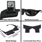 Buy now Evelots Laying Down Reading Glasses - Look Down Bed Readers - High Definition - Lazy Bed Prism Spectacles Horizontal Glasses - Read and Watch TV in Bed - Use Over Your Glasses at indiglob india