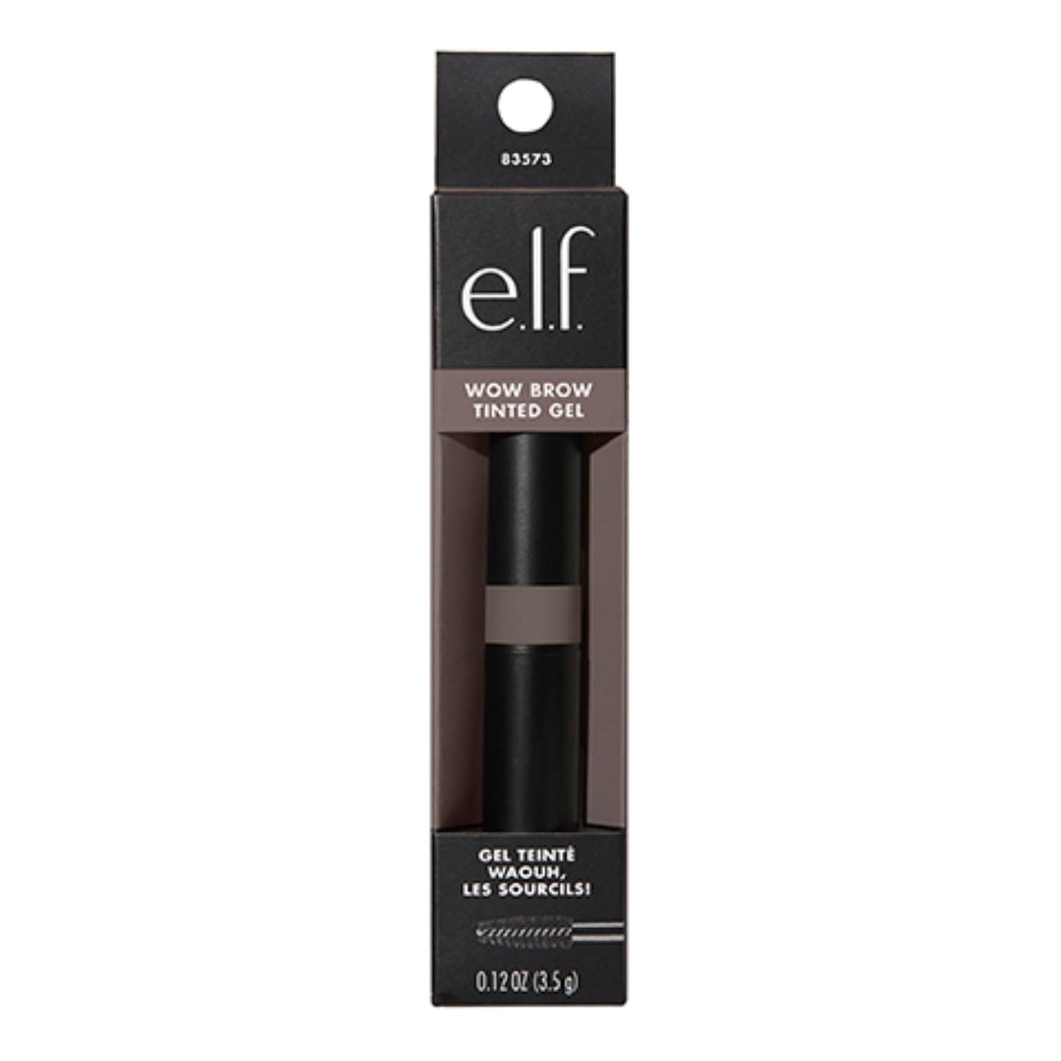 Buy now e.l.f. Wow Brow Gel, Volumizing, Buildable, Wax-Gel Hybrid, Creates Full, Voluminous-Looking Brows, Locks Brow Hairs In Place, Neutral Brown at indiglob india