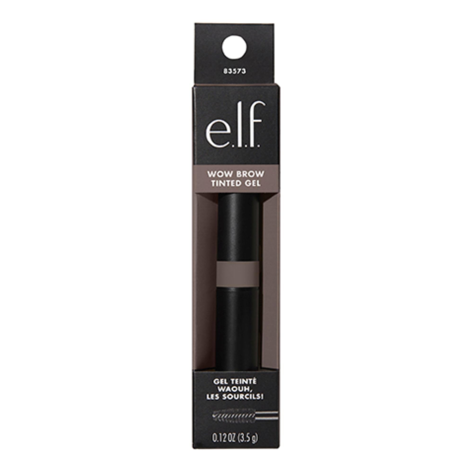 Buy now e.l.f. Wow Brow Gel, Volumizing, Buildable, Wax-Gel Hybrid, Creates Full, Voluminous-Looking Brows, Locks Brow Hairs In Place, Deep Brown at indiglob india