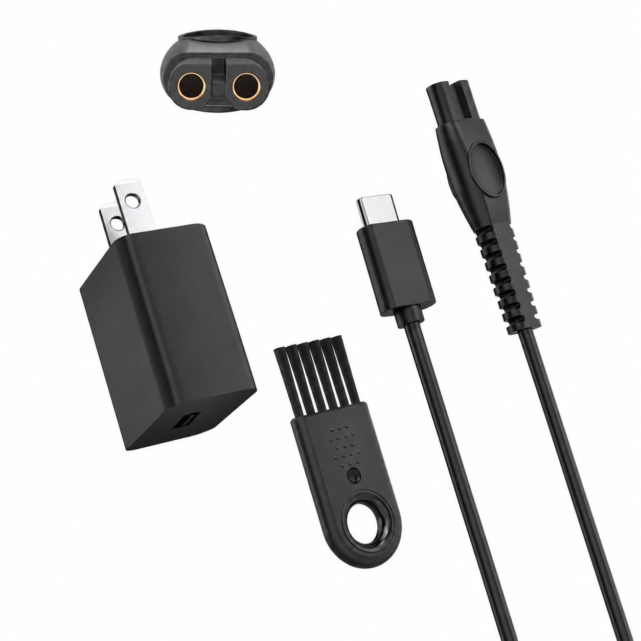 Superer 5V USB-C Charger Fit for Philips Norelco One Blade 360 QP2724 QP2834, Wet&Dry Series 2000 2400, MG7910 MG5910 MG9510 MG9520 MG9525,QP4631 QP6552 QP1924 QP6542 QP1324 QP4530 for Phillips Shaver