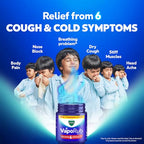 Buy now Vicks Vaporub Relief from Cold, Cough, Blocked Nose, Headache, Body ache, Muscular Stiffness and Breathing Difficulty, 105ml at indiglob india