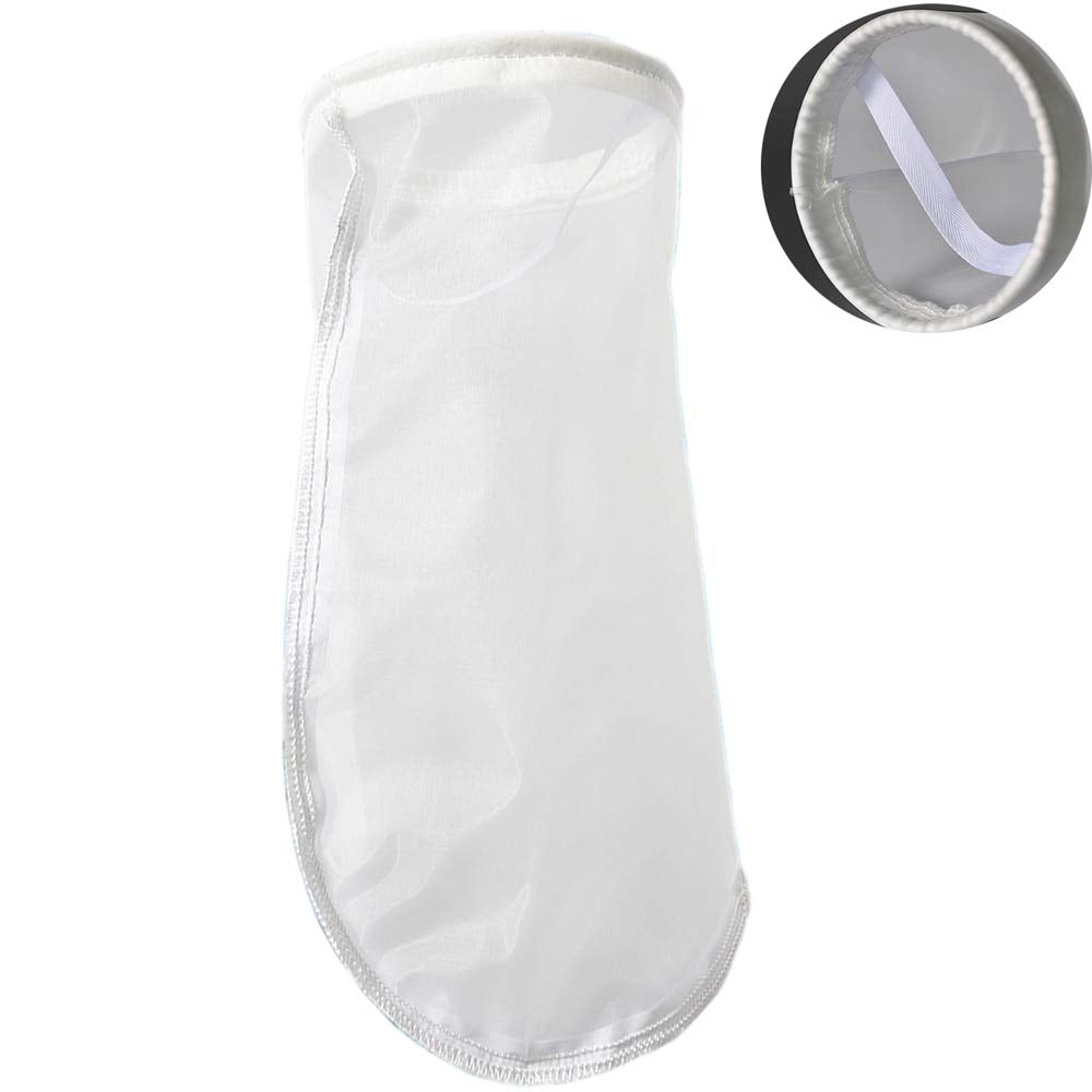 Buy now Nylon Mesh Filter Socks 7 Inch Ring 150 Micron 16 Inch Long NMO Aquarium Filter Bags -1Pack (150 Micron 7" x 16") at indiglob india