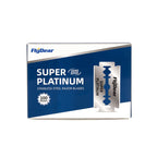 100 Count Double Edge Razor Blades - Men's Safety Razor Blades for Shaving - Platinum Stainless Steel Double Razor Shaving Blades for Men for a Smooth Clean Shave