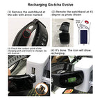 Buy now Go-tcha Evolve LED-Touch Wristband Watch for Pokemon Go with Auto Catch and Auto Spin - Black/Gray at indiglob india