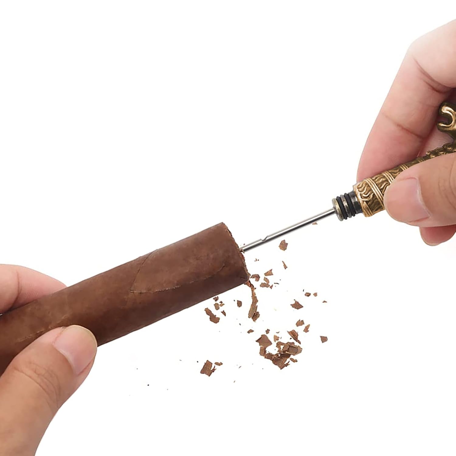 Buy now Scotte Vintage Cigar Draw Enhancer Tool - Stainless Steel Precision Needle for All Size Cigars at indiglob india