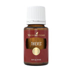 Young Living Thieves Essential Oil Blend 15ml | Natural Aromatherapy Oil for Diffuser & Topical Use with Clove, Eucalyptus & Rosemary | Revitalizing Household Essential Oil