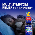 Buy now VICKS DayQuil and NyQuil Kids Grape Cold & Cough + Fever Multi-Symptom Relief Liquid Co-Pack, Specially Formulated for Kids Ages 6+, 2x8 OZ at indiglob india