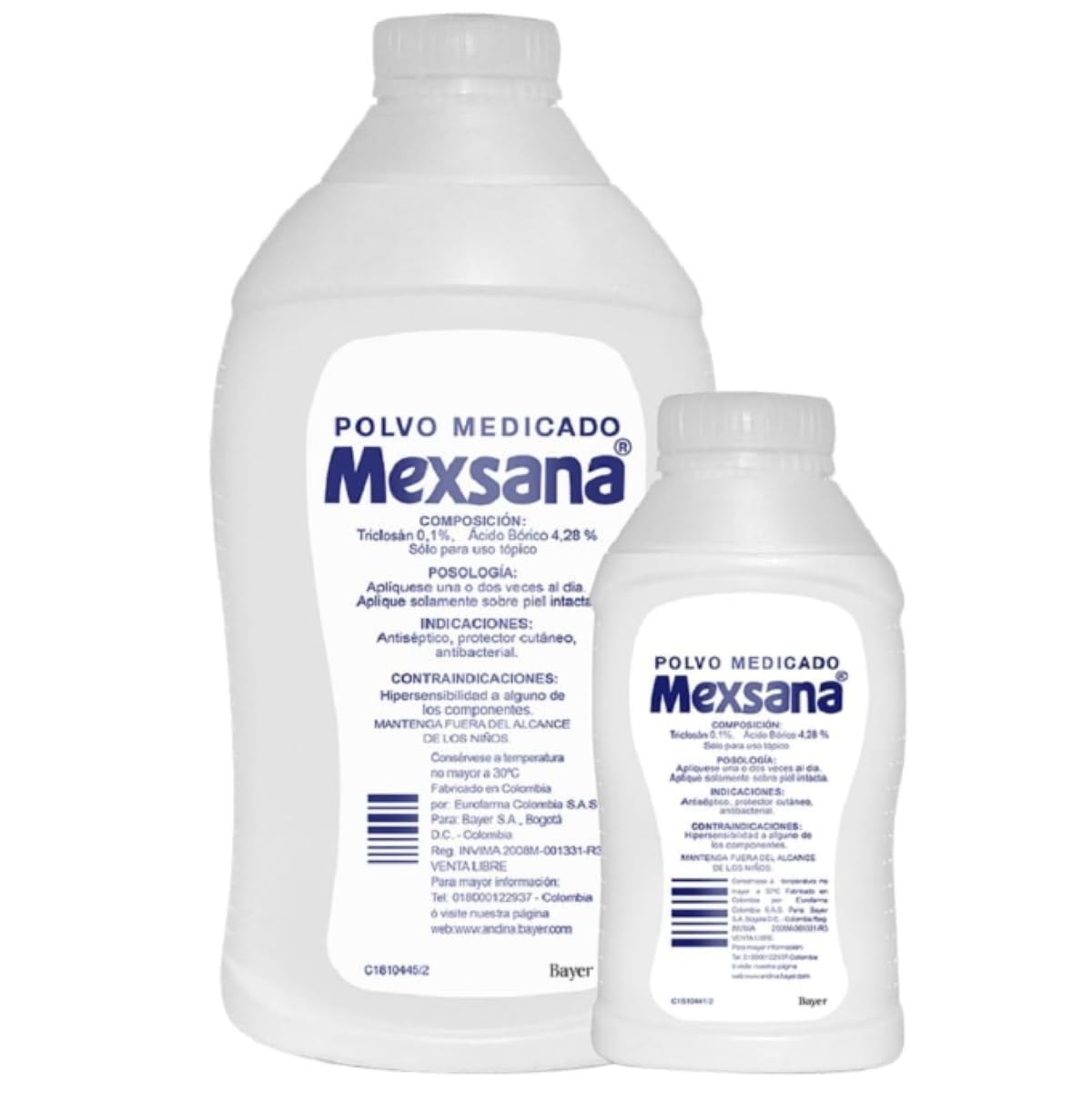 MEXANA Foot Powder 385gr | Talco para los Pies mal Olor y Sudor | Ayuda a Refrescar y Absorber el Sudor | - Talco Mexsana Original Colombia Kit 300 Grs + 85 Grs - 13,58 Oz