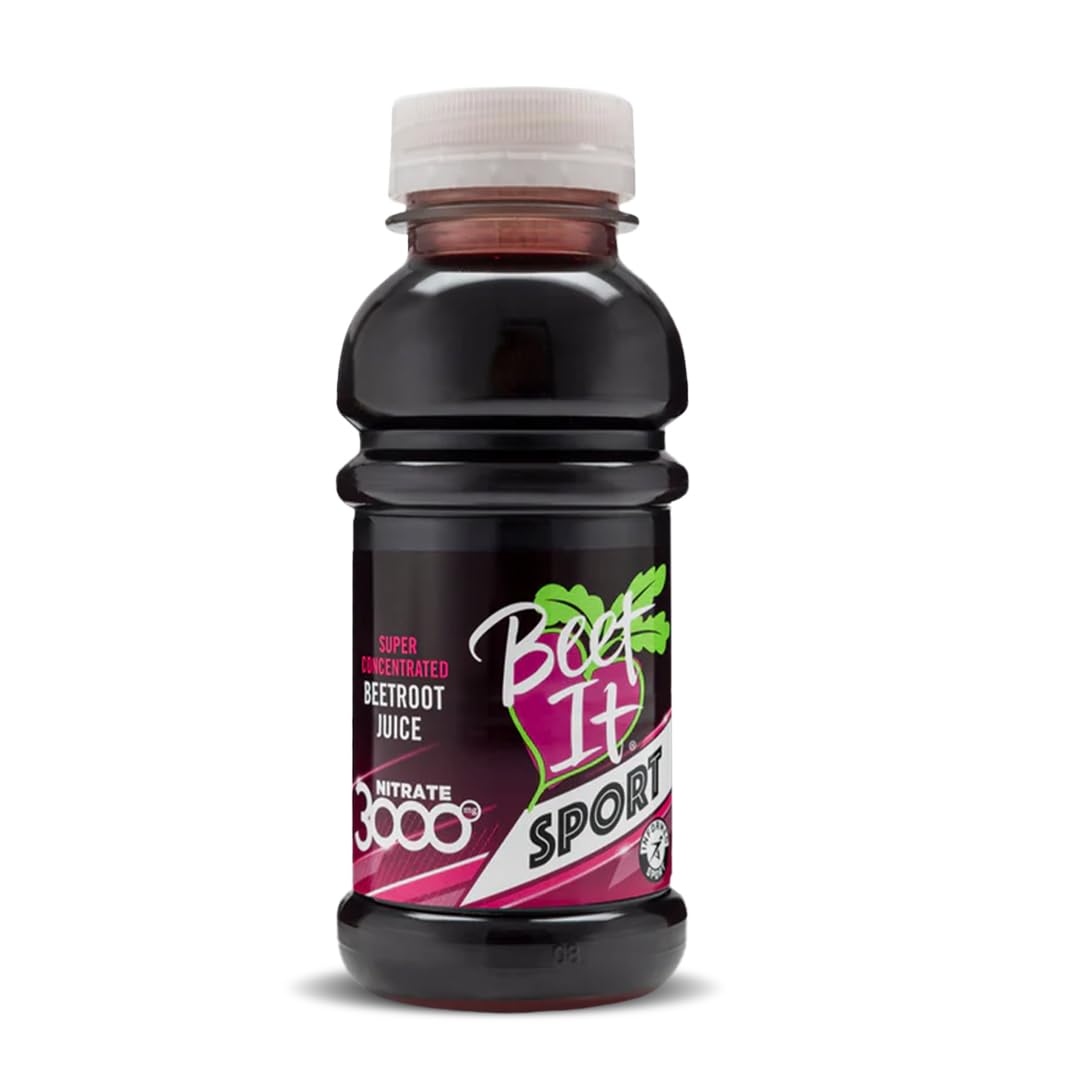 Beet IT Beetroot Juice Sport Nitrate 3000mg - Super Concentrated Beet Juice Liquid Dietary Supplement No Added Sugar, Artificial Colors, Preservatives, BPA-Free, Gluten-Free, 8.5oz (7 Servings)