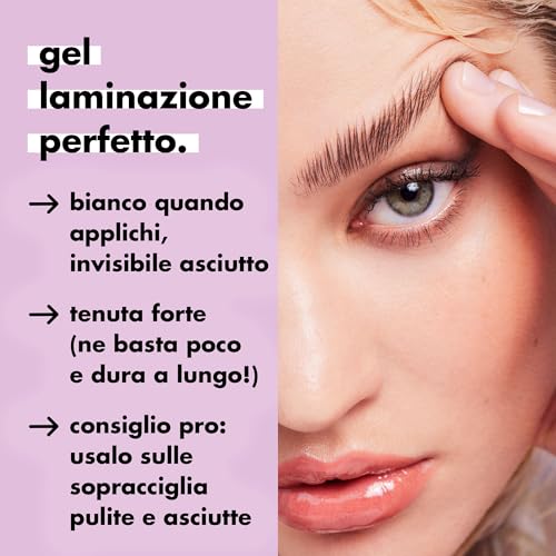 Buy now e.l.f. Brow Laminating Gel, Strong-Hold, Clear-Drying & Water-Resistant Brow Gel Creates Laminated Brows, Comb & Sculpt Brows, Vegan & Cruelty-free at indiglob india
