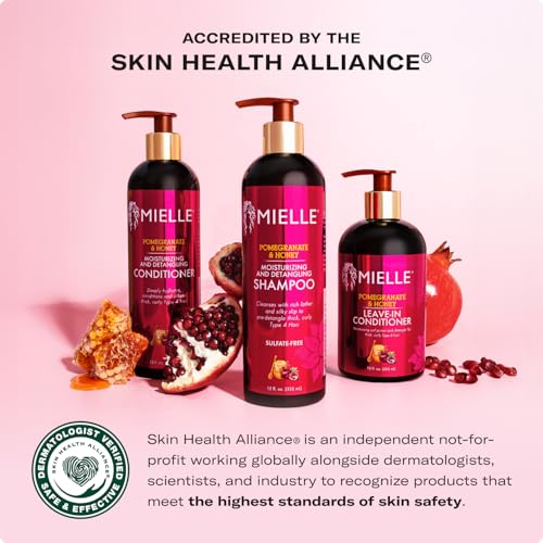 Buy now Mielle Organics Pomegranate & Honey Curl Cream - Coil & Curl Defining Hair Cream for Type 4 Hair - Hydrates, Controls Frizz, Conditions & Adds Shine (12 Fl Oz) at indiglob india