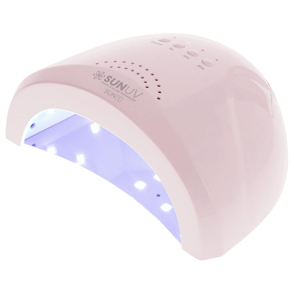 SUNUV UV LED Nail Lamp, Gel Light for Nail Polish UV Dryer SUNONE White | Professional Fast Curing Lamp for All Gel Polishes, 3 Timers, Auto Sensor, Removable Base, Home DIY Salon Tool, Ideal Gift