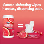Buy now Clorox Scentiva Disinfecting Wipes, Grapefruit and Orange Blossom, 75 Ct., Pack of 3 (Pack May vary) at indiglob india