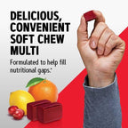 Buy now GNC Mega Men Soft Chew Multivitamin | Energy & Metabolism Support | Gluten Free | Mixed Fruit | 60 Count at indiglob india