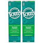 Buy now Tom's of Maine Natural Wicked Fresh! Fluoride Toothpaste, Spearmint, 4.7 oz. 2-Pack at indiglob india
