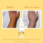 WishCare Sunscreen Body Lotion with SPF 50 PA+++ - Broad Spectrum UVA & UVB Protection, No White Cast, Enriched with Carrot Seed & Raspberry - Body Sunscreen Lotion 200ml (Indian Version)