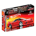 Buy now Hot Wheels 1/16 Honda Acura NSX 1990 Building Kit, 876 Pieces, Includes 1/64 Mini Car, Hot Wheels Mattel at indiglob india