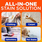 Buy now Tide Laundry Stain Remover Spray with Oxi, Stain Remover for Clothes, Carpet, Upholstery, Pet Bedding, & More, Stain Treater Spray for Tough Stains from Wine, Coffee, Grease, 21.5 Fl Oz (Pack of 2) at indiglob india