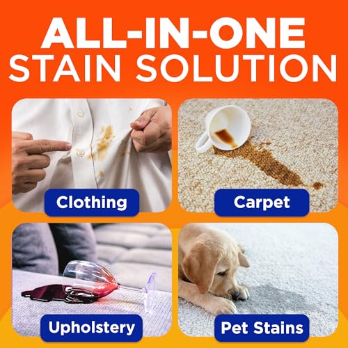 Buy now Tide Laundry Stain Remover Spray with Oxi, Stain Remover for Clothes, Carpet, Upholstery, Pet Bedding, & More, Stain Treater Spray for Tough Stains from Wine, Coffee, Grease, 21.5 Fl Oz (Pack of 2) at indiglob india