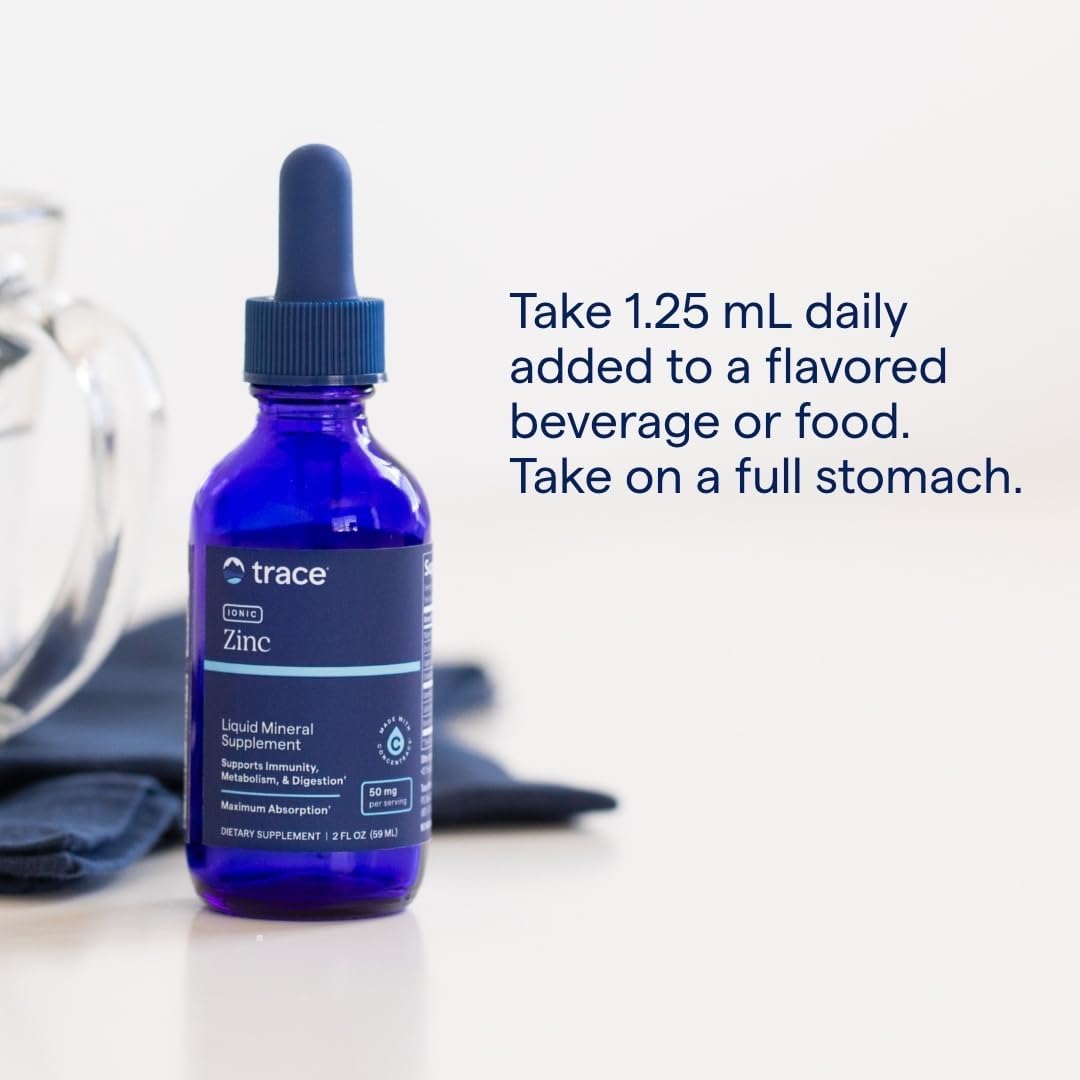 Buy now Trace Minerals Ionic Zinc 50 mg - Dietary Supplement with Zinc, Magnesium & Chloride - Support Healthy Digestion & Immune Function - ZInc for Skin & Brain Health - 2 fl oz (About 48 Servings) at indiglob india