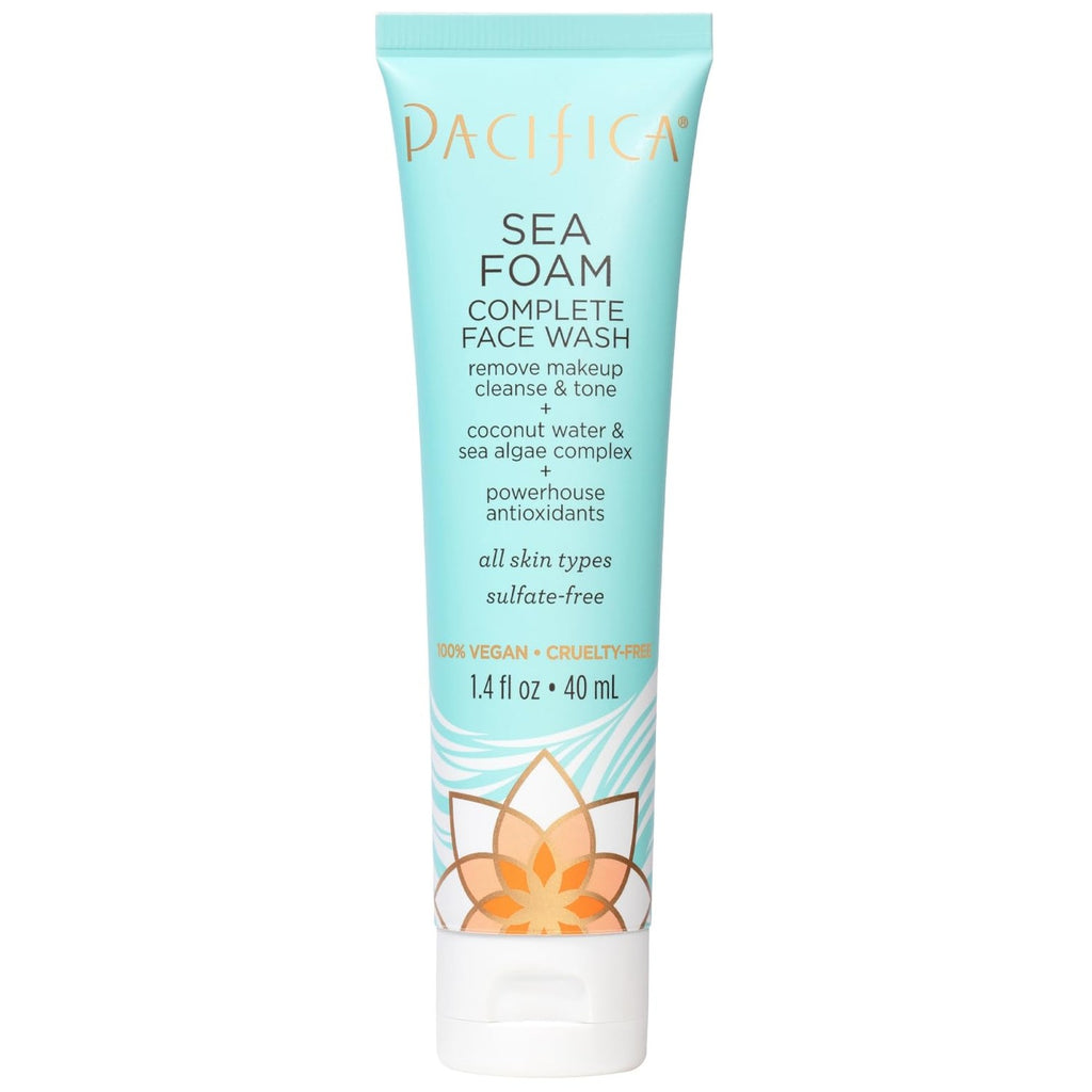 Buy now Pacifica Beauty Sea Foam Face Wash, Daily Gentle Foaming Cleanser, With Coconut Water + Sea Algae, Removes Makeup, For Combination and Oily Skin, Vegan & Cruelty Free at indiglob india