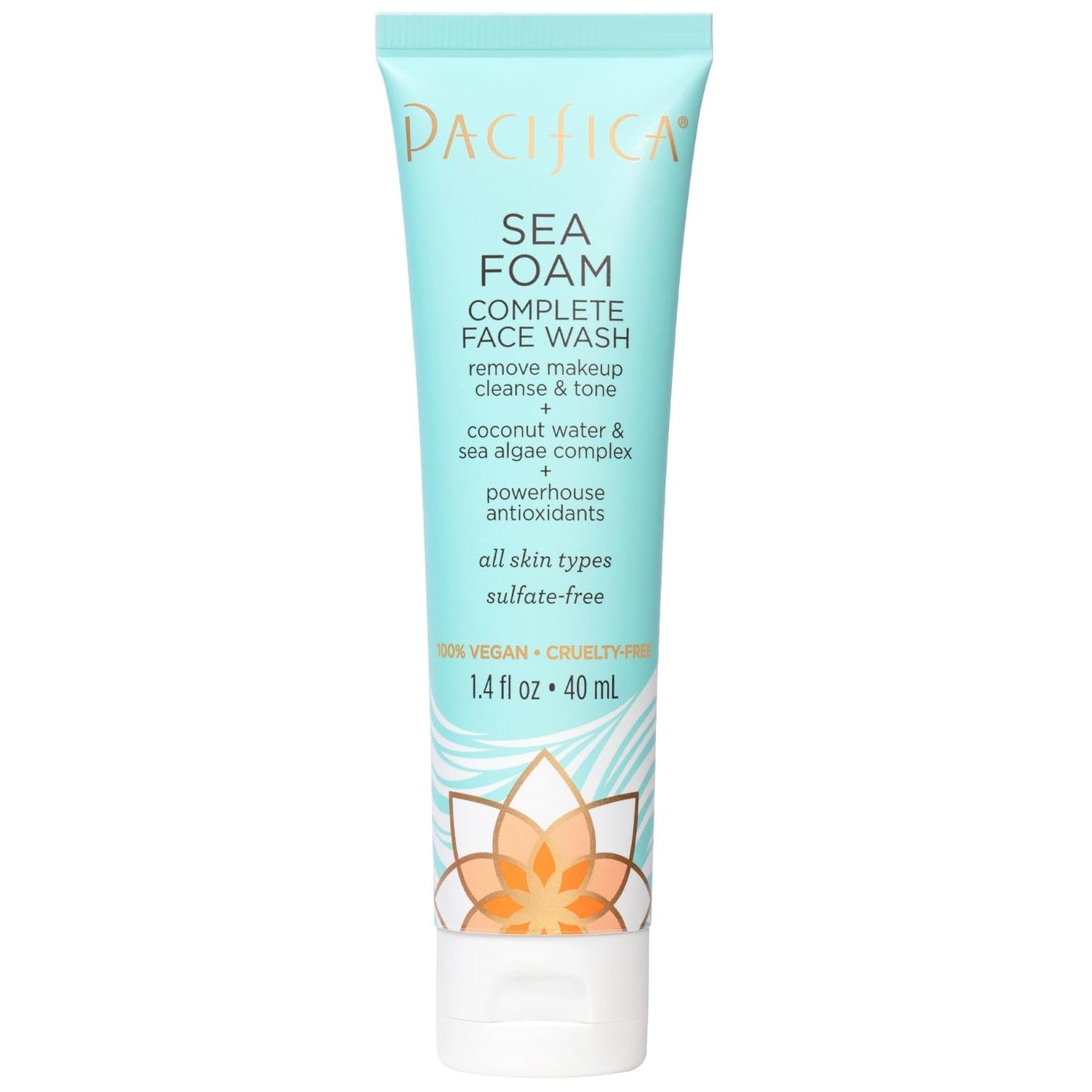Buy now Pacifica Beauty Sea Foam Face Wash, Daily Gentle Foaming Cleanser, With Coconut Water + Sea Algae, Removes Makeup, For Combination and Oily Skin, Vegan & Cruelty Free at indiglob india