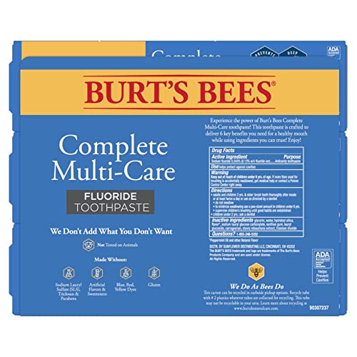 Buy now Burt's Bees Toothpaste Complete Multi Care, 4.7 oz, Pack of 3 at indiglob india