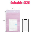 Sanitary Napkin Disposal Bags - Block Odors, Great Adhesion, Feminine Hygiene Disposal Bags for Tampons and Pads Pink 100Pcs