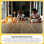 Buy now Fat Brain Toys The Original Air Toobz, Air-Powered STEM Building Toys for Kids & Teens, Kids Building Toys, STEM Toys for 3+ Year Old at indiglob india