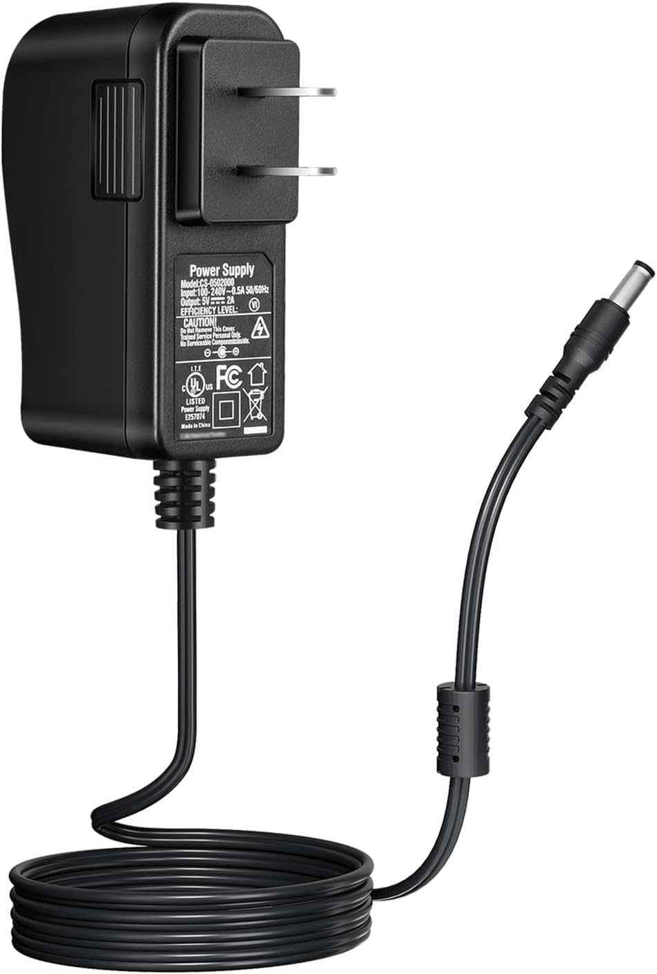 Power Adapter Supply for Yealink Voip Phone T54w T54S T52S T56A T57W T58A T58V T46U T46S T46G T48U T48G T48S T29G MP56 MP58, 5V 2A Replacement for PS5V2000US