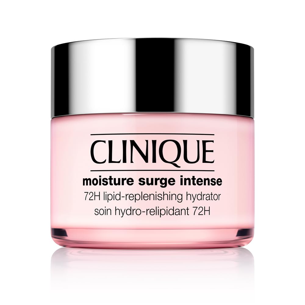 Buy now Clinique Moisture Surge Intense 72H Lipid-Replenishing Hydrator Face Moisturizer With Aloe Water + Cica | Hydrating + Moisturizing 4.2 Fl Oz - Jumbo Size at indiglob india