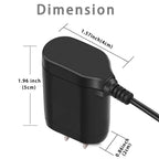 WUKUR Replacement for Wahl 9649 Charger, 3.5V Charger Cord for Wahl 9649P, Charging Cord Replacement Compatible with Wahl 9649 9649P Color Pro Cordless Hair Clipper Trimmer Power Cord, 6.6FT Long Cord