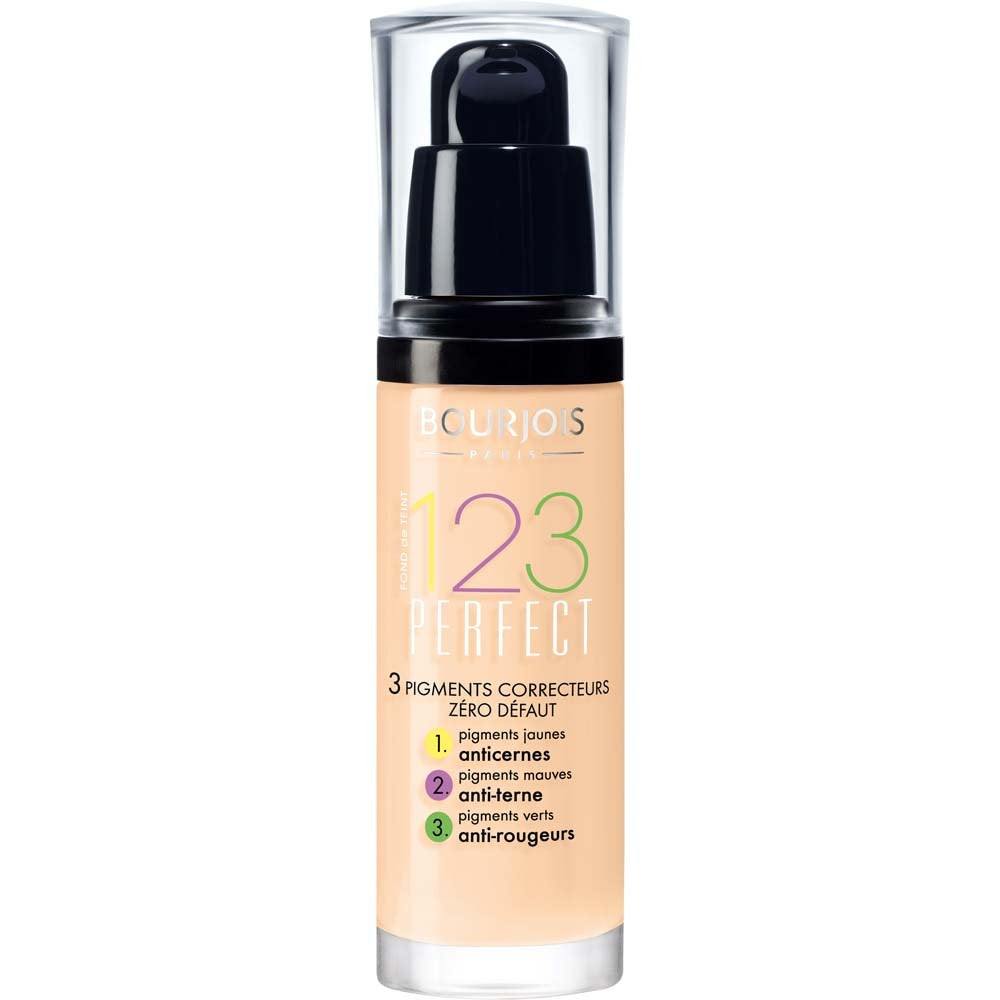 Buy now Bourjois Fond de Teint 123 Perfect Foundation for Women, # 51 Vanille Clair, 1 Ounce Default at indiglob india