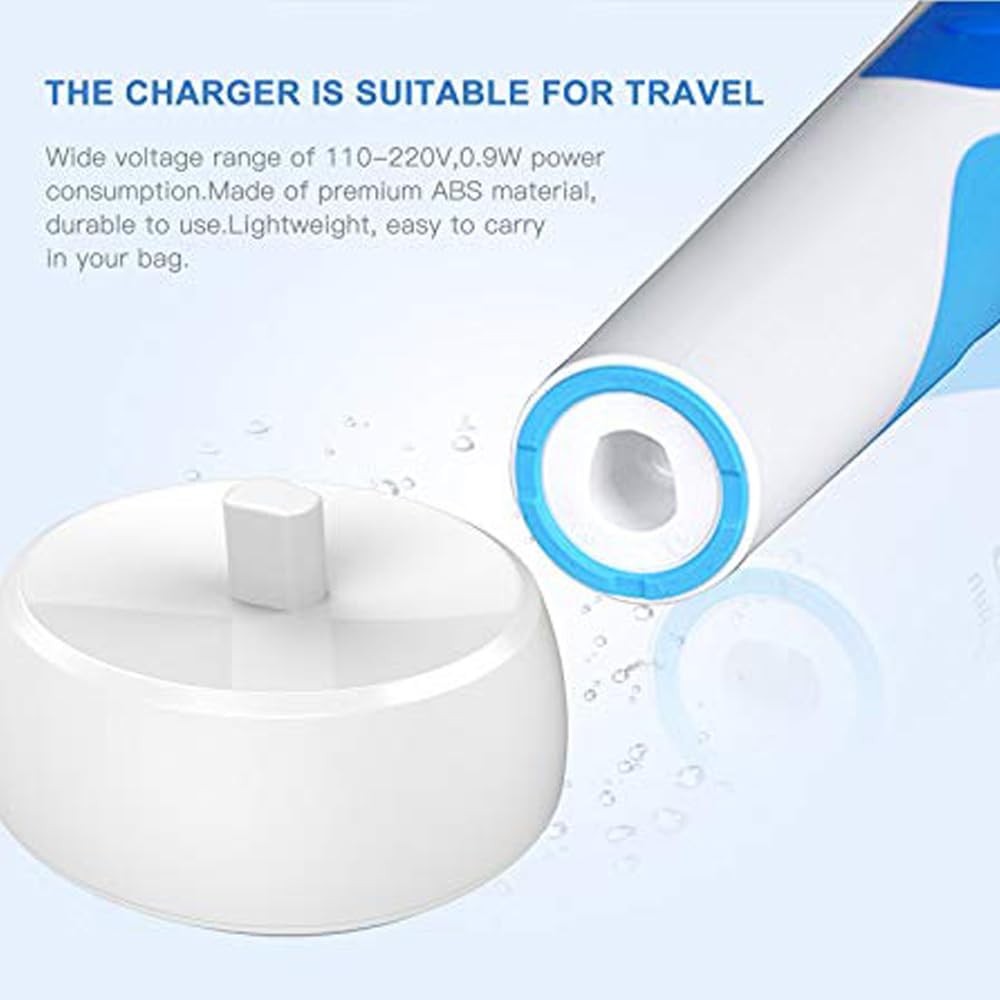 Buy now Toothbrush Charger for Braun Oral B Electric Toothbrush,Inductive Charging Base Model 3757 Portable Waterproof Power Cord at indiglob india
